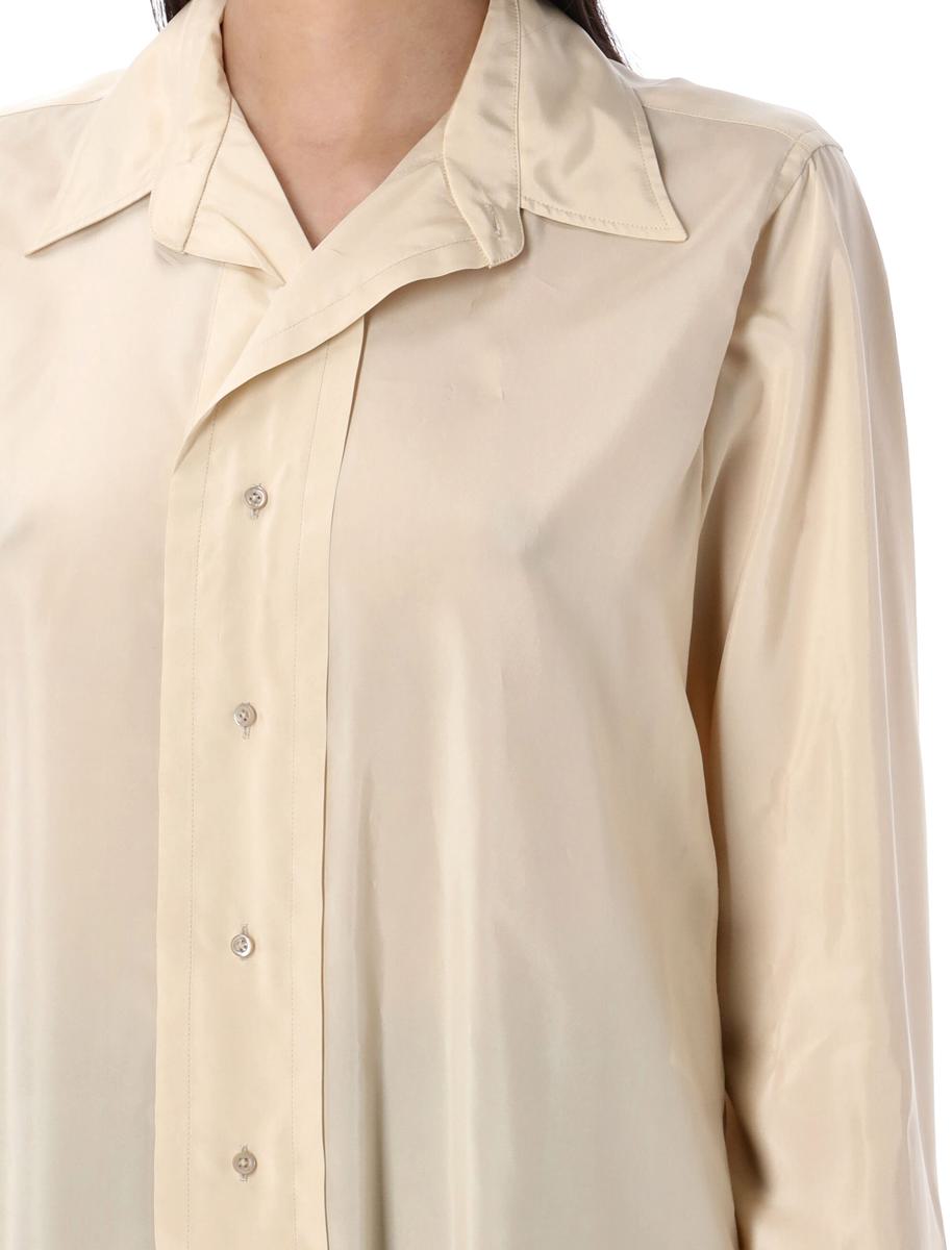 Maison Margiela Skjorta med sänkt fåll