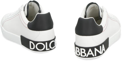Dolce &amp; Gabbana Portofino låga sneakers i läder