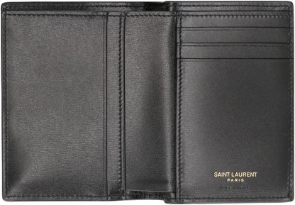 Saint Laurent Tiny Cassandre Läderkorthållare