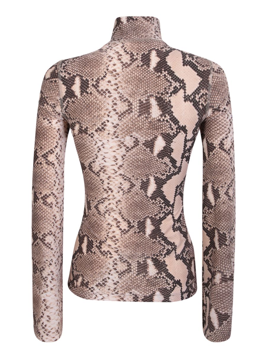 Stella McCartney Python Print Fluid Top