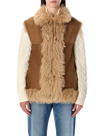 Urbancode Vändbar fuskpäls Gilet