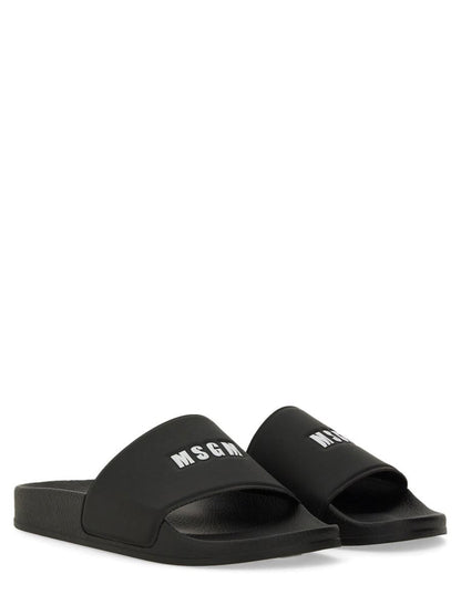 Msgm Slidesandaler med logotyp