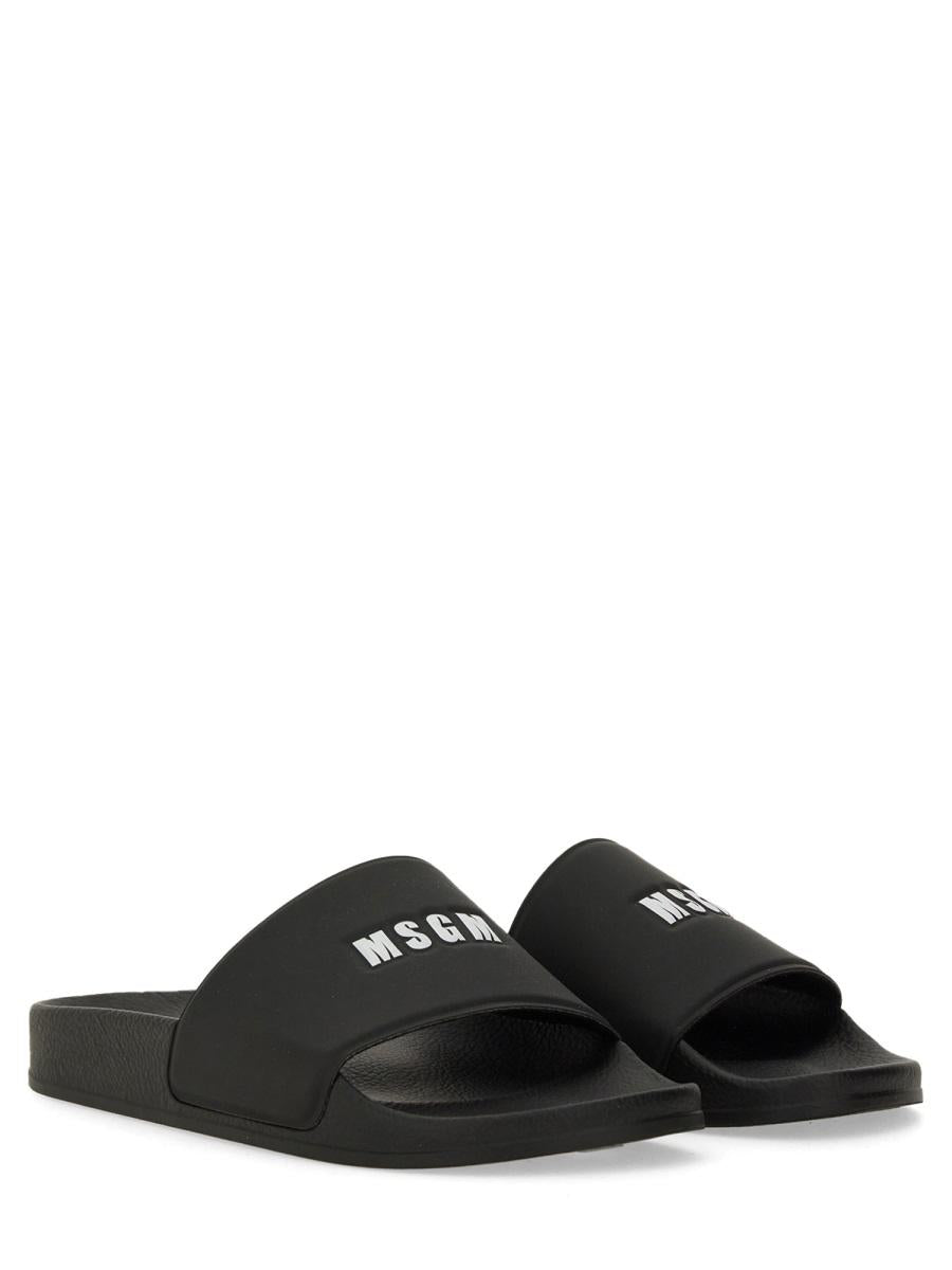 Msgm Slidesandaler med logotyp