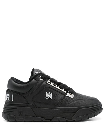 Amiri lädersneakers med logotyp