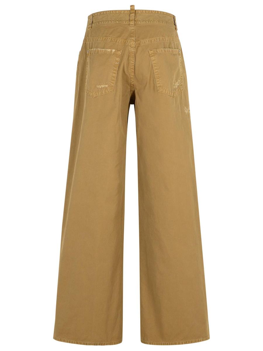 DSQUARED2 '9 till 5' Beige bomullsbyxor