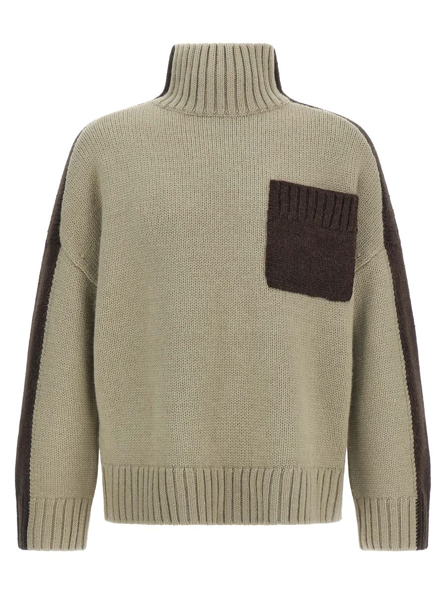 JW Anderson 'Tvåfärgad prickig ficktröja'