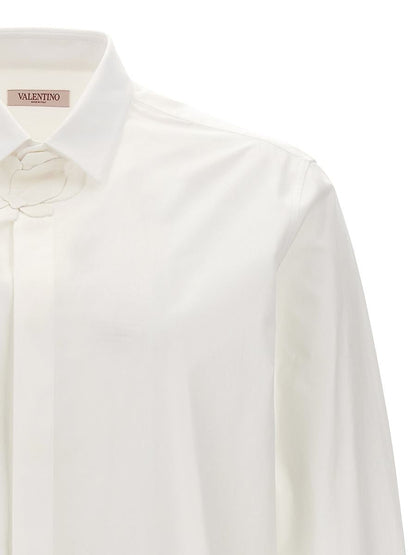 Valentino Garavani Valentino Skjorta Med Blommig Patch
