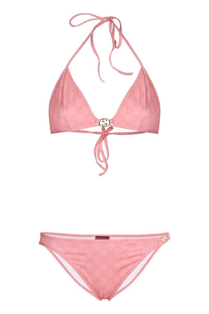 Gucci Gg Mönstrad Bikini Hipster