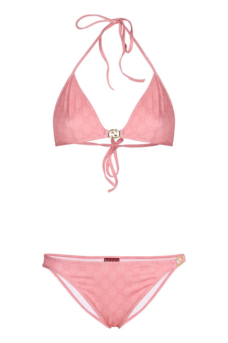 Gucci Gg Mönstrad Bikini Hipster