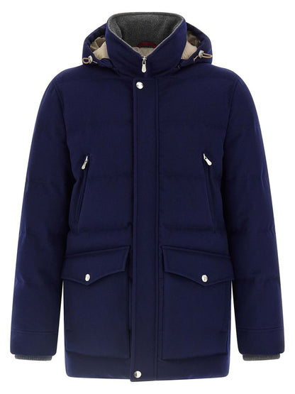 Brunello Cucinelli Flanell dunjacka