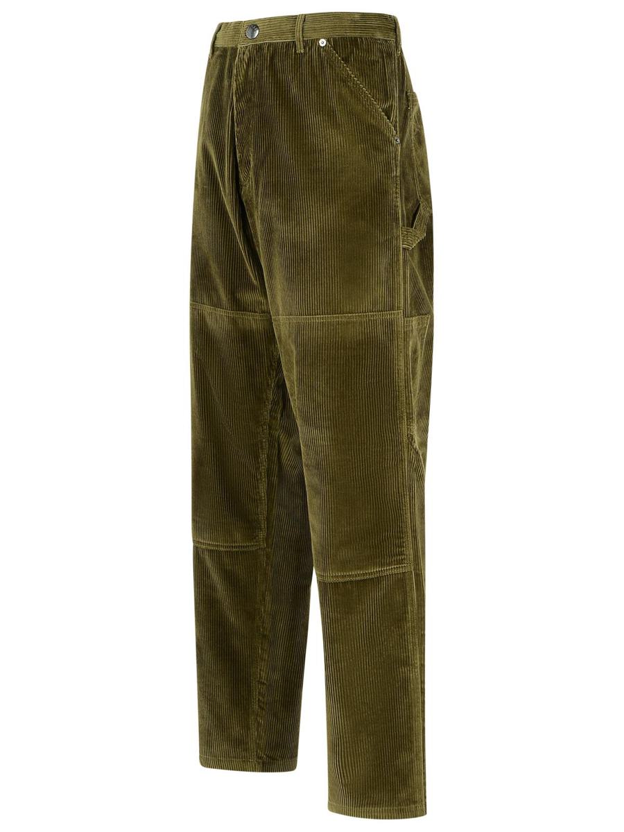 Moncler Gröna Bomullsbyxor