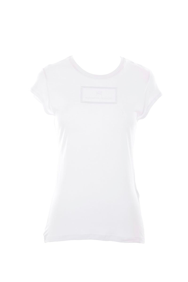 Elisabetta Franchi T-shirt med logotyptryck