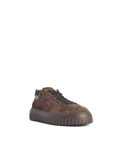 Hogan 'H-Stripes' Bruna Mockasneakers