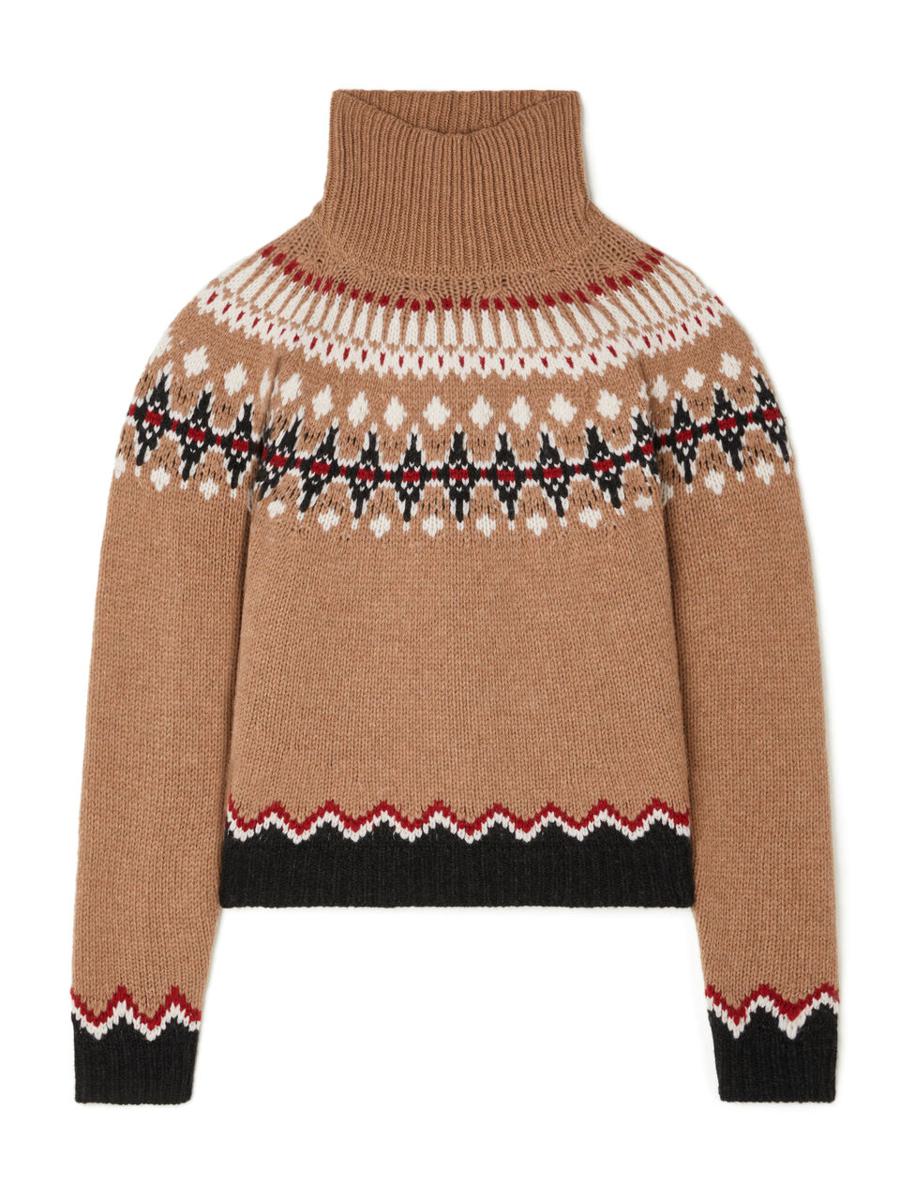 Alanui Sweet Winter Polotröja Kamel/Flerfärgad