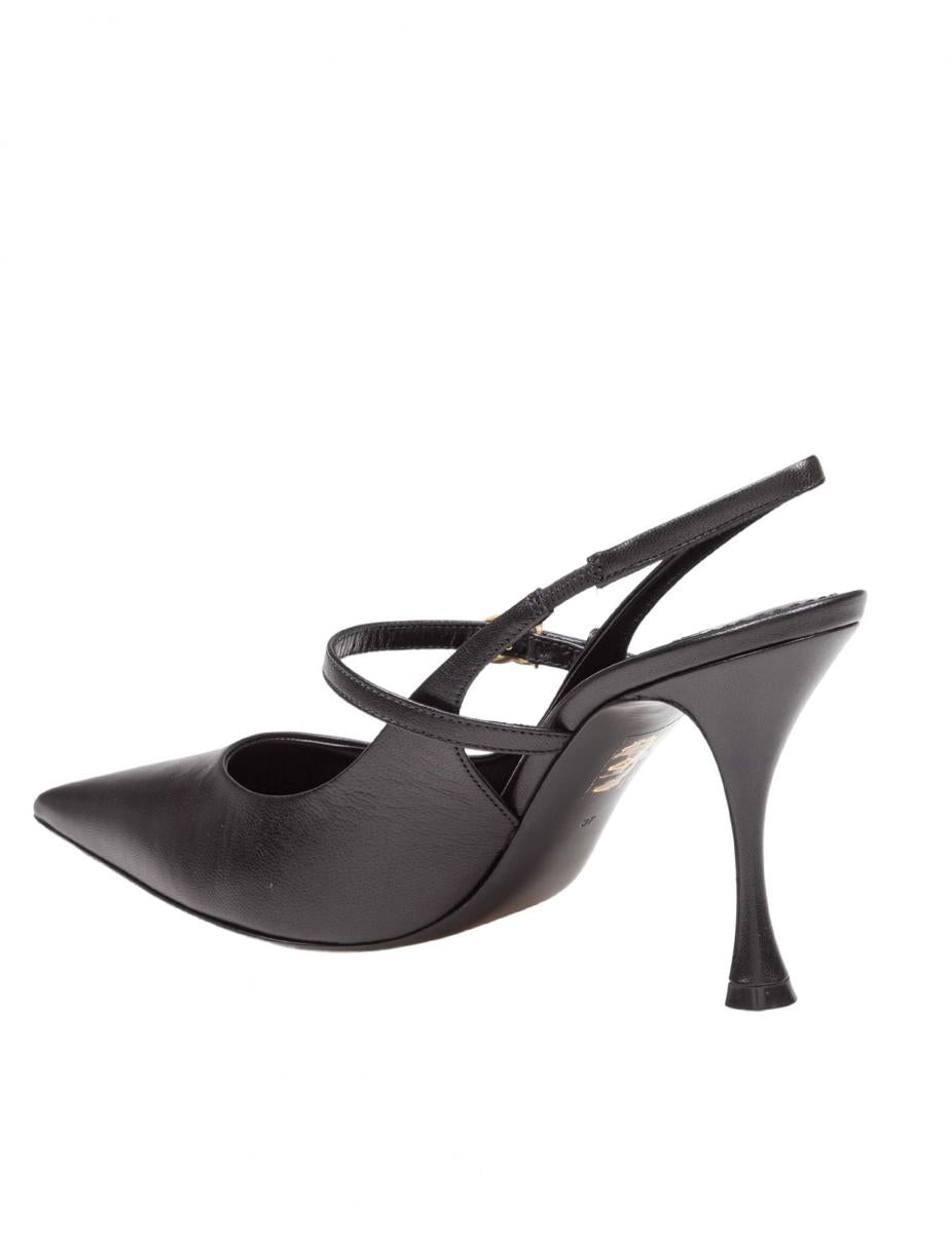 Dolce &amp; Gabbana Slingbacks i nappaläder