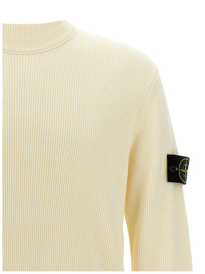 Stone Island Ribbad Ulltröja