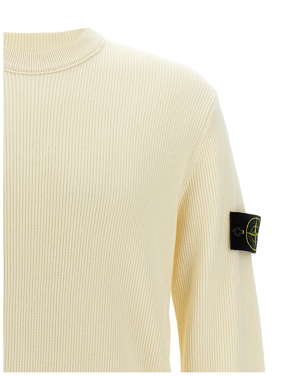 Stone Island Ribbad Ulltröja
