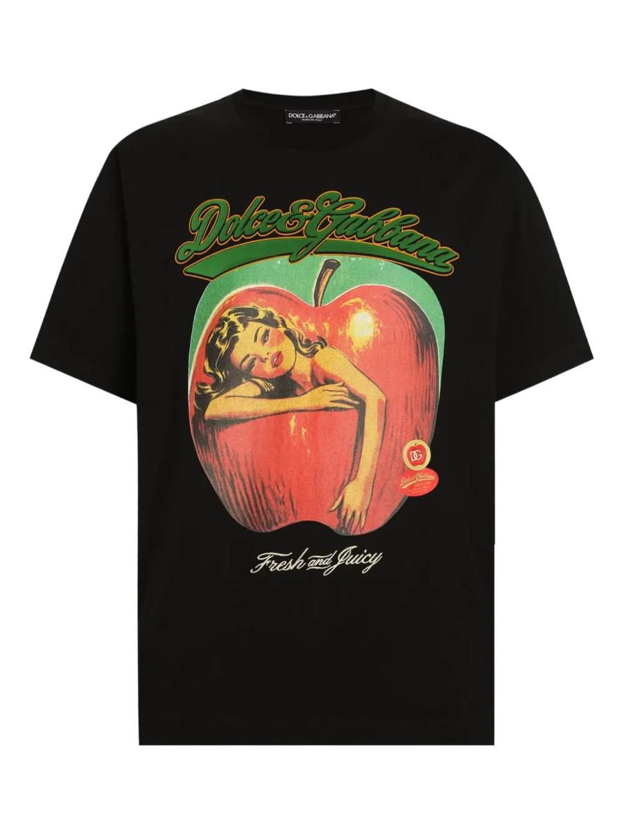 Dolce &amp; Gabbana tryckt t-shirt