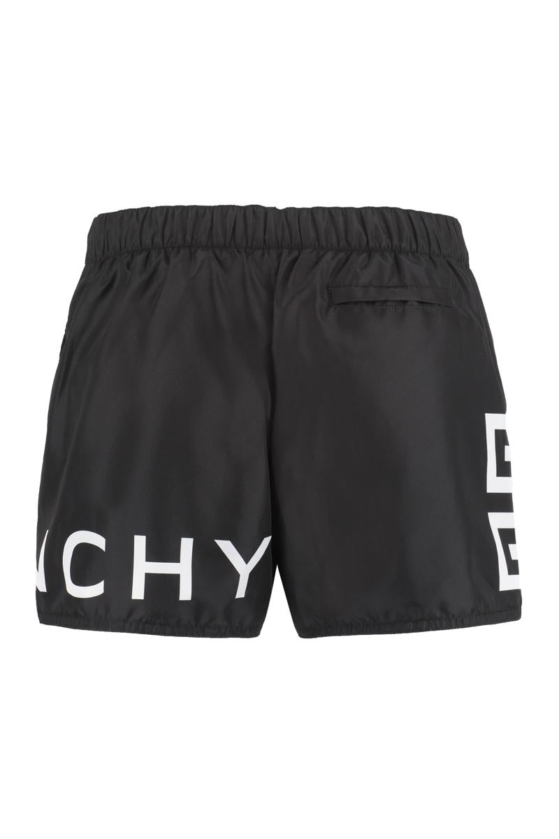 Givenchy badshorts med logotyptryck