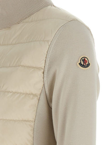 Moncler kofta i två material