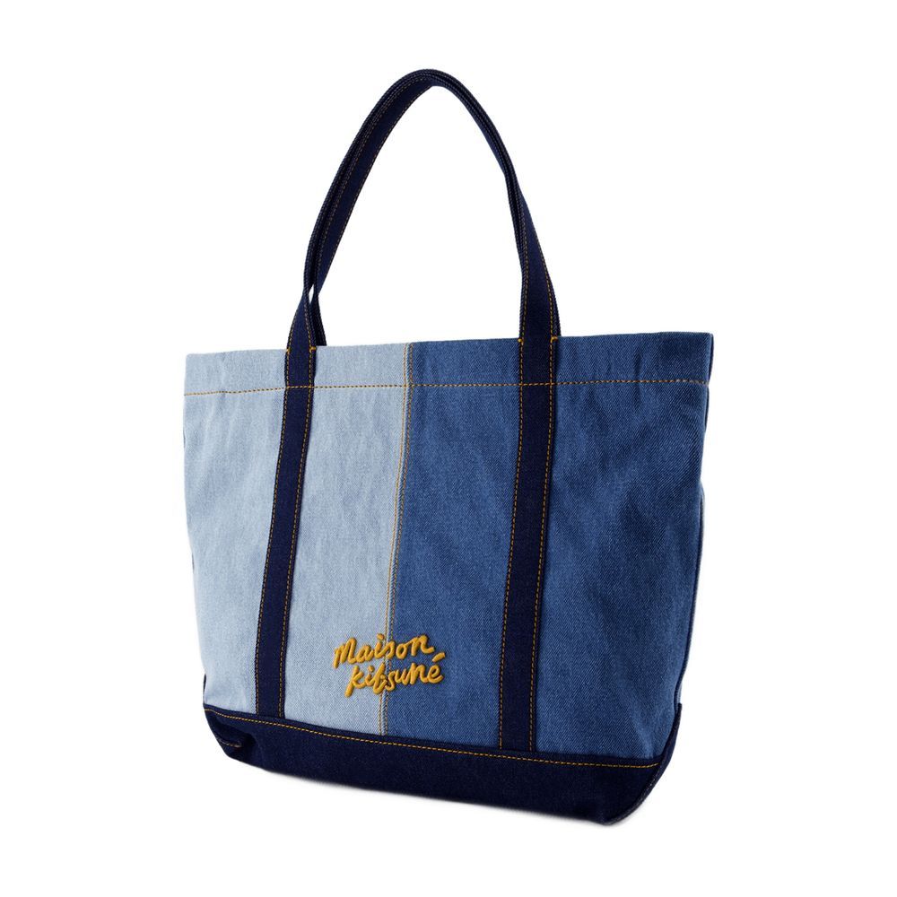 Maison Kitsuné Rävhuvud Stor Shopper Väska