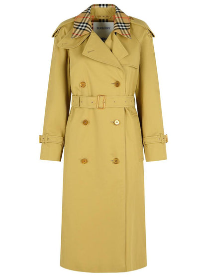 Burberry 'Castleford' Grön bomullstretchcoat