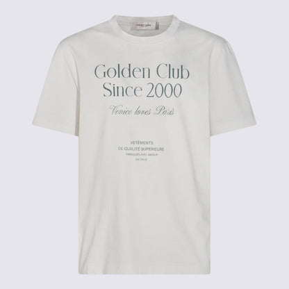 Golden Goose Vit Bomulls-T-shirt