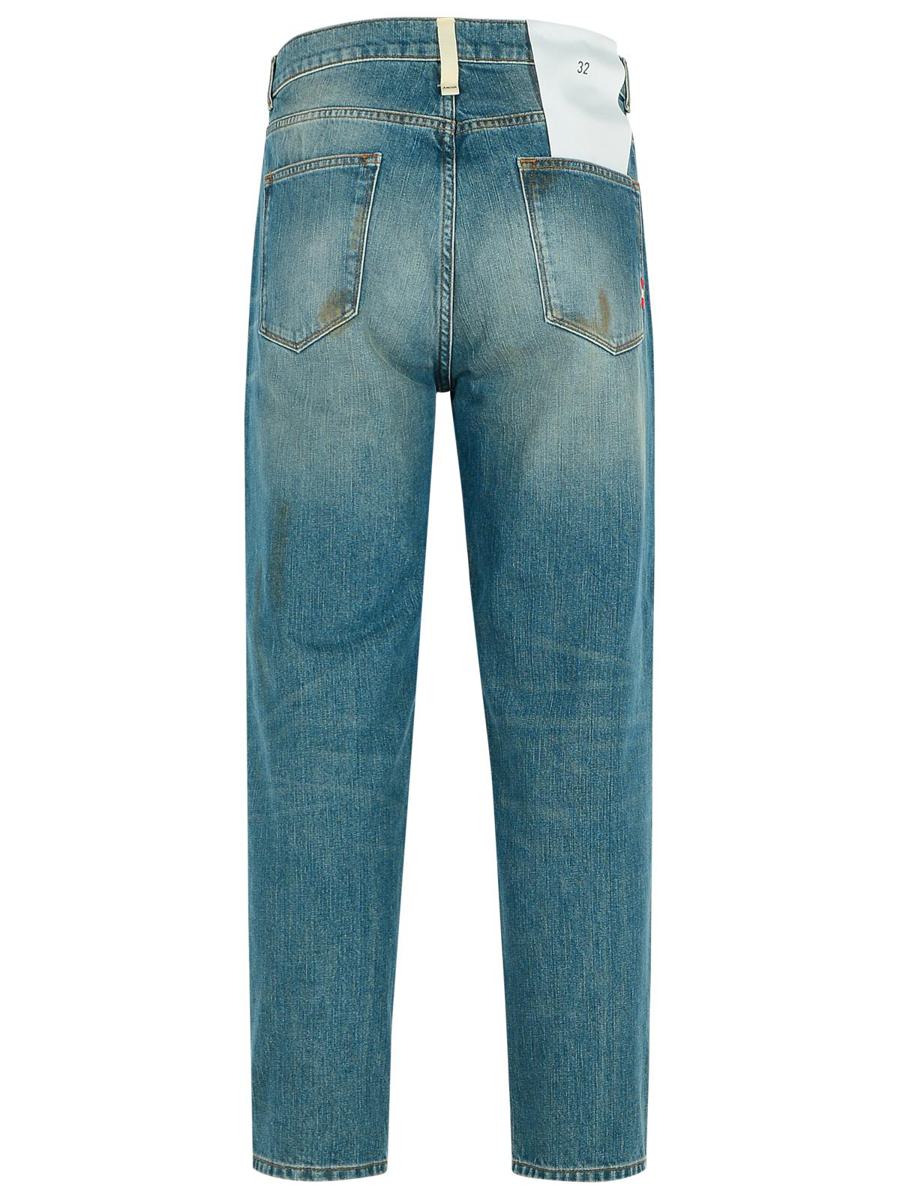 Amish ljusblå bomullsjeans