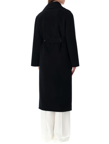 Alberta Ferretti-kappa i dubbelsidig ull