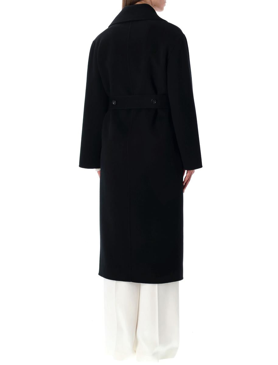 Alberta Ferretti-kappa i dubbelsidig ull