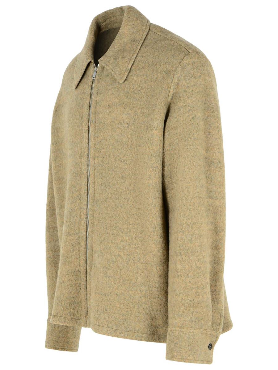 Jil Sander Beige Jacka i Ullblandning