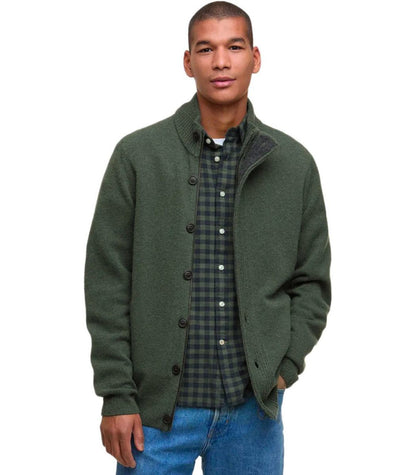 Barbour Essential Patch Zip Olivgrön Kofta