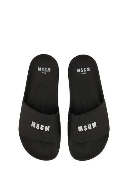 Msgm Slidesandaler med logotyp