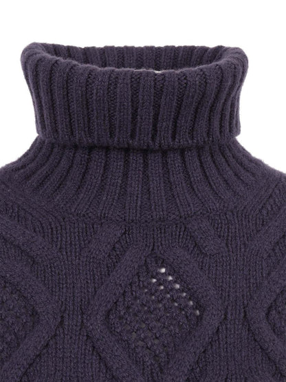 Kangra Cashmere Hög Halsringning