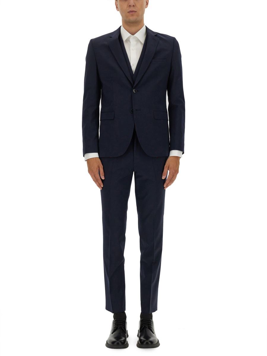 Hugo Boss Slim Fit Tredelad Kostym