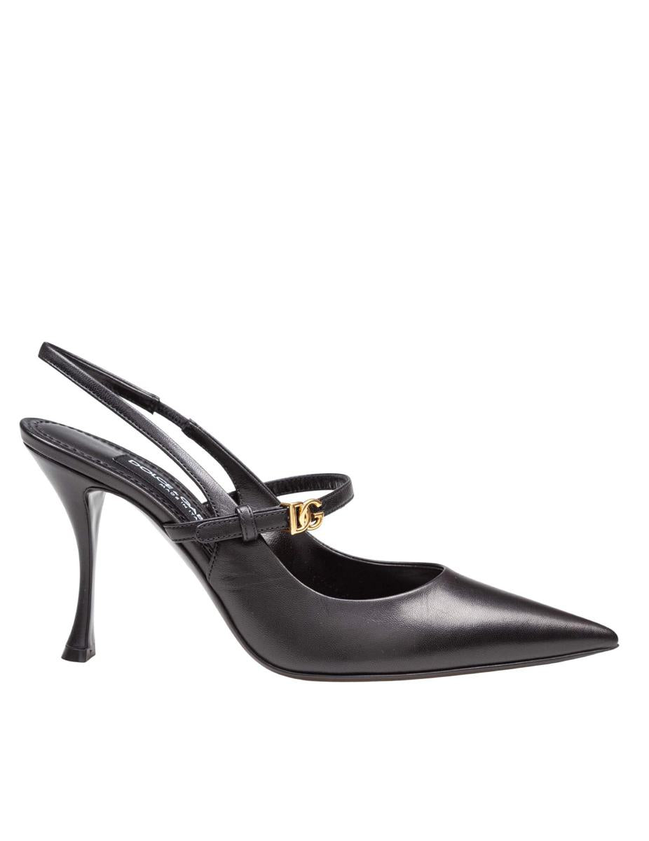 Dolce &amp; Gabbana Slingbacks i nappaläder