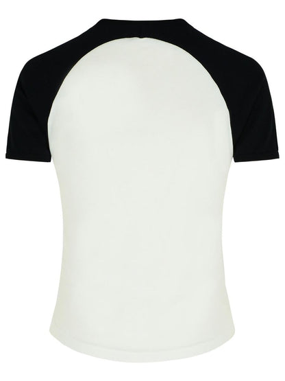 Courrèges vit bomulls-T-shirt