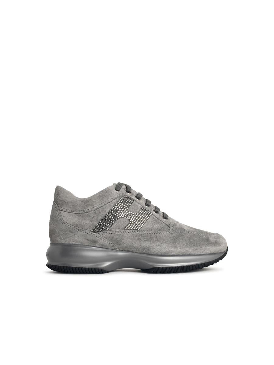 Hogan 'Interactive' Grå Mocka Sneakers