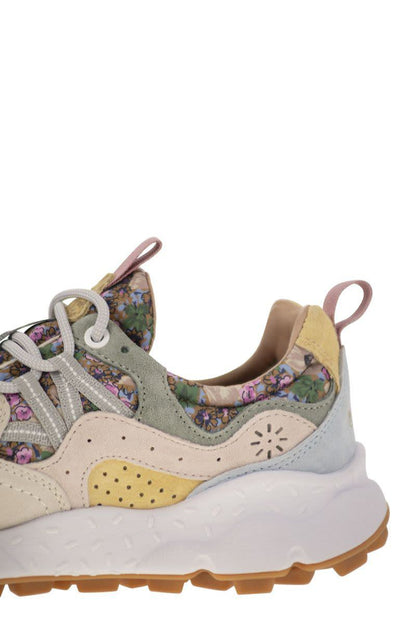 Flower Mountain Yamano 3 - Sneakers i mocka och tekniskt tyg