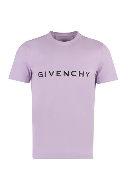 Givenchy-t-shirt med logotyp i bomull