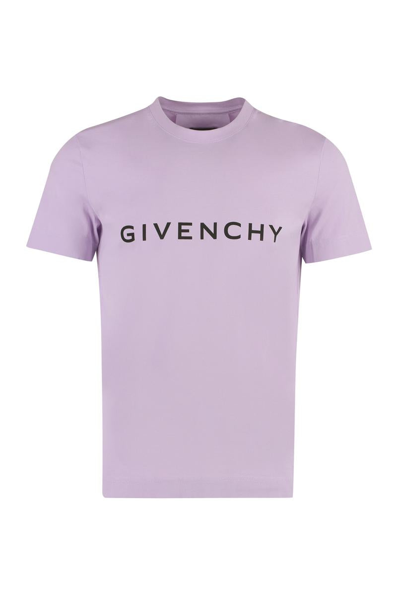 Givenchy-t-shirt med logotyp i bomull