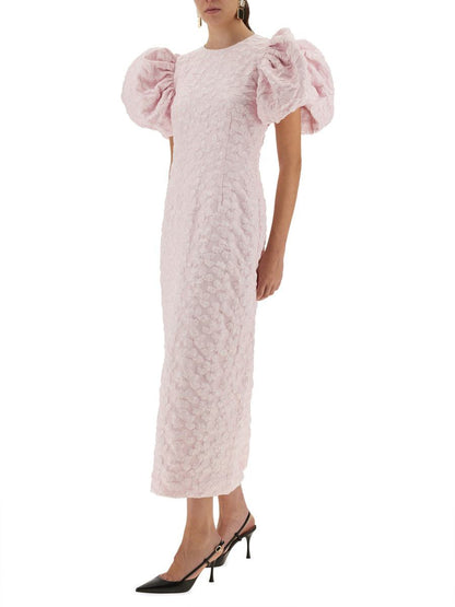 Rotera Birger Christensen Jacquard Midi Dress