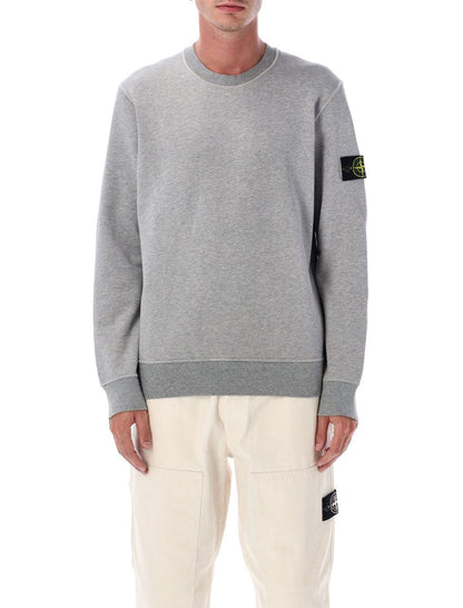 Stone Island tröja i ekologisk bomullsfleece
