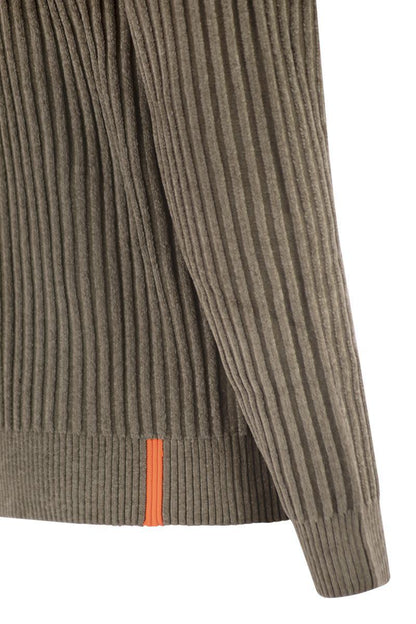 RRD Velvet Rave Full Zip Knit - Kofta med dragkedja