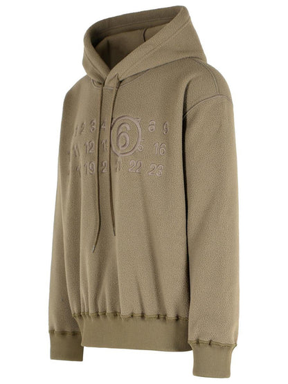 MM6 Maison Margiela Taupe Polyestertröja