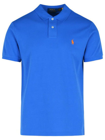 Polo Ralph Lauren – Blå pikétröja i bomull
