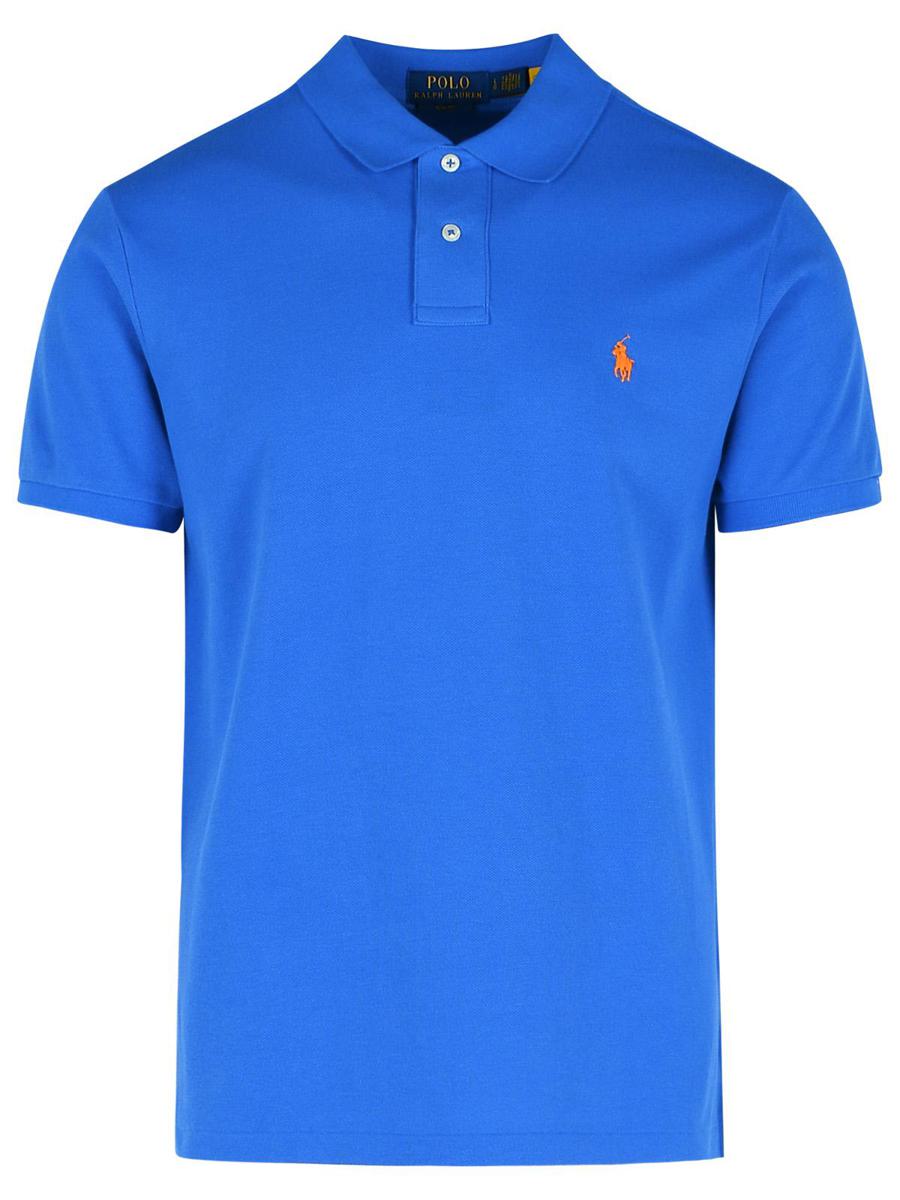 Polo Ralph Lauren – Blå pikétröja i bomull