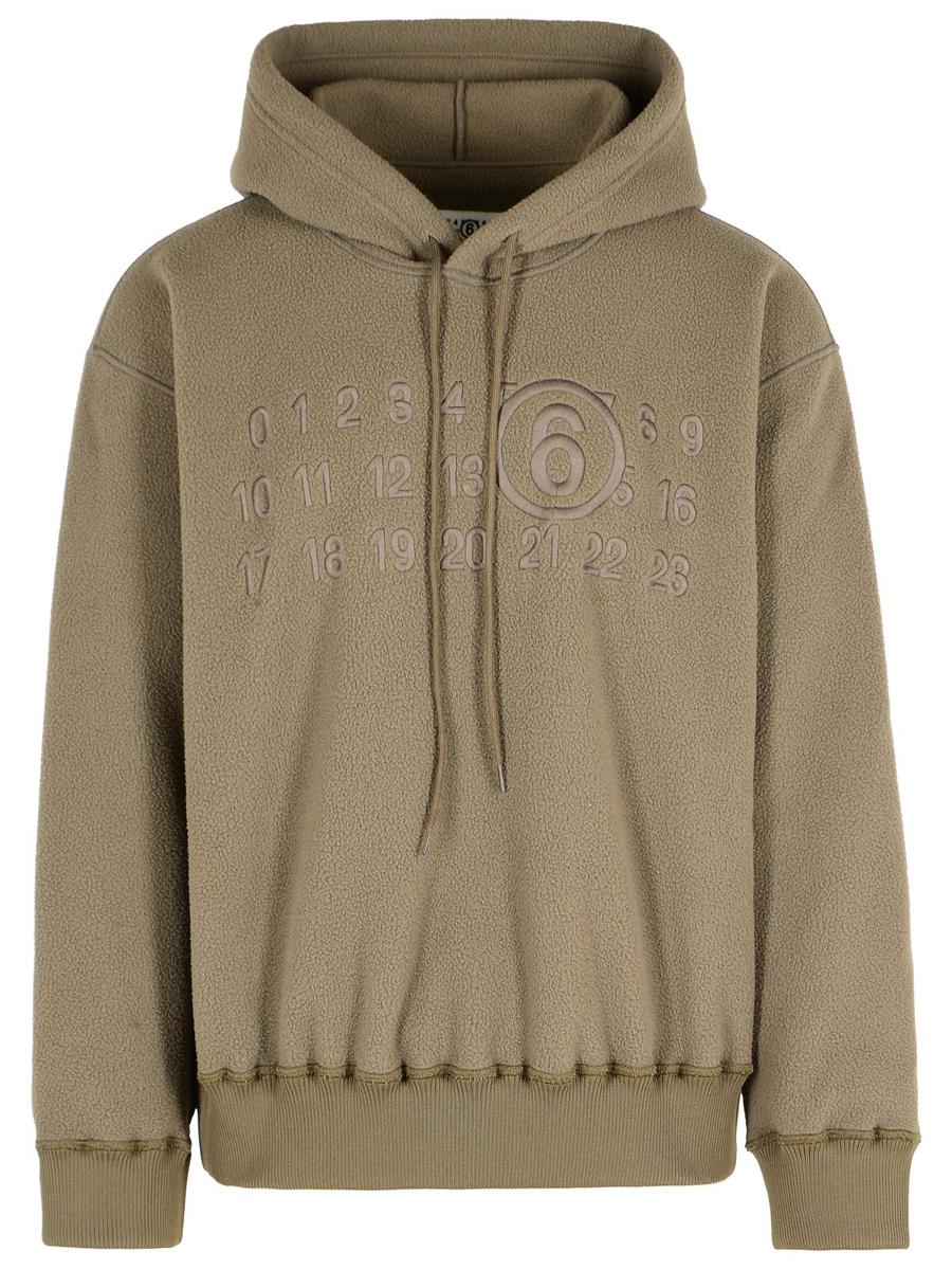 MM6 Maison Margiela Taupe Polyestertröja