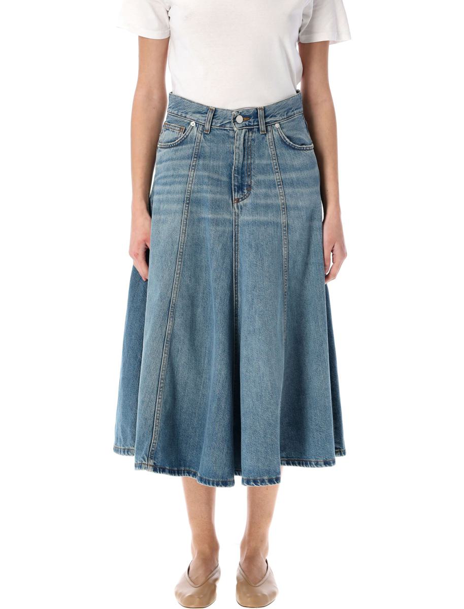 Haikure Serenity Midikjol i denim