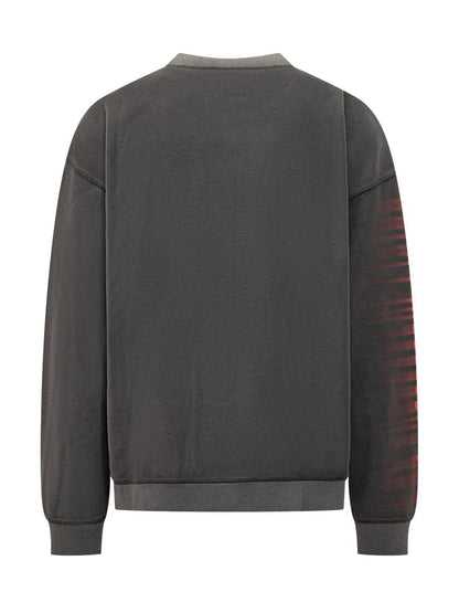 Diesel Rundringad Tröja Med Logotypgrafik Diesel